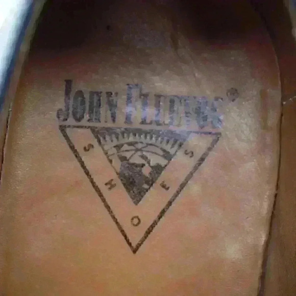 John Fluevog Twin Turbines 104 Prince St Men's Black Leather Oxford Shoe Sz M7.5 - Picture 9 of 12